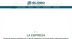 Desktop Screenshot of globopublicidad.com.co